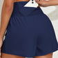 Pocketed High Waist Swim Shorts