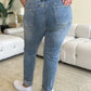 Judy Blue Full Size High Waist Cuff Hem Skinny Jeans