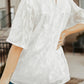 Round Neck Puff Sleeve Blouse