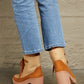 East Lion Corp Lace Up Lug Booties