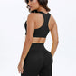 Scoop Neck Wide Strap Top & Shorts Active Set