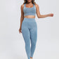 Scoop Neck Wide Strap Top & Pants Active Set