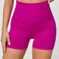 High Waist Active Shorts