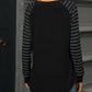 Striped Round Neck Long Sleeve T-Shirt