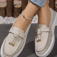 Round Toe Flat Slip-Ons