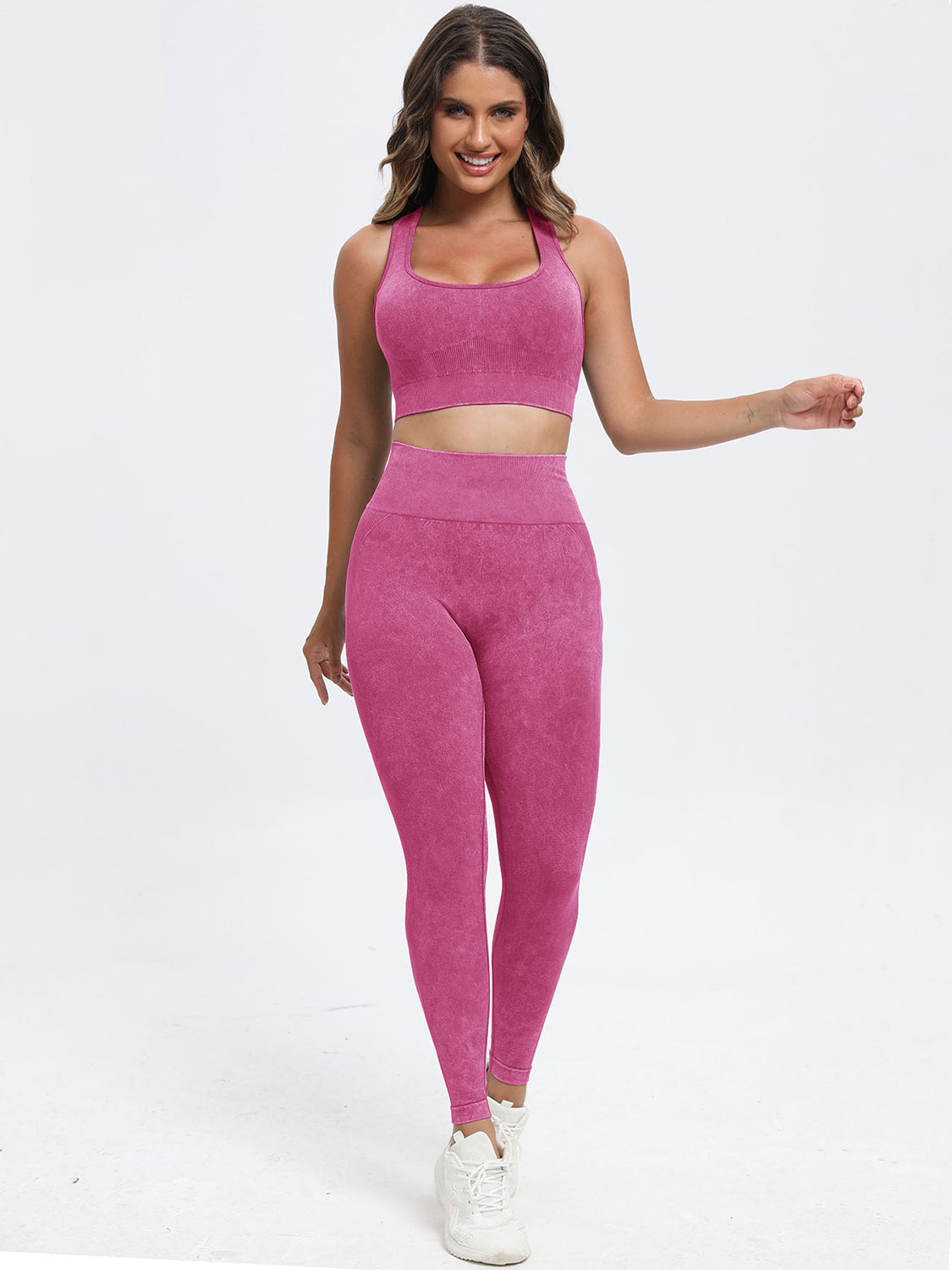 Scoop Neck Wide Strap Top & Pants Active Set