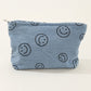 Zenana Corduroy Smile Clutch Bag