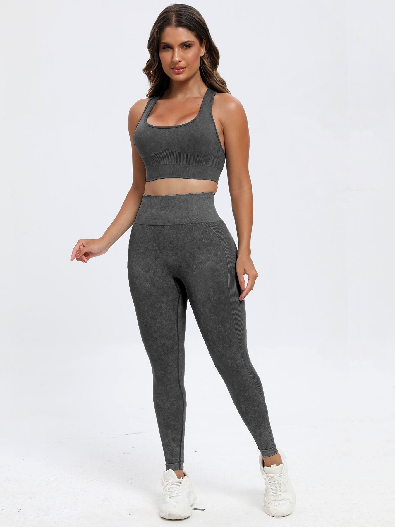 Scoop Neck Wide Strap Top & Pants Active Set