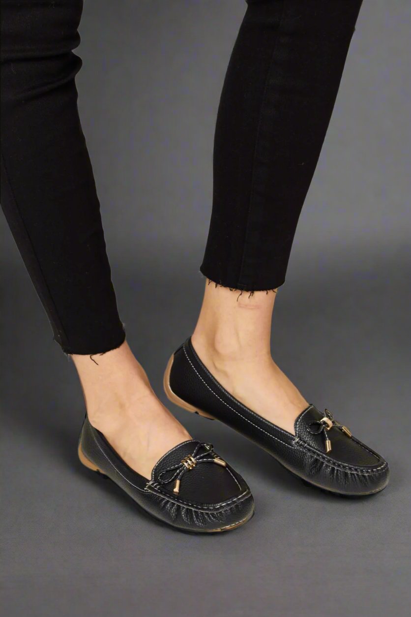 Forever Link Slip On Bow Flats Loafers