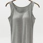 Full Size Wide Strap Modal Tank with Bra