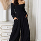 Double Take Square Neck Jumpsuit with Pockets