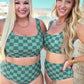 Bali Checkered Swim Top