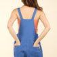 VERY J Adjustable Suspender Overalls with Pockets