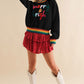 MERRY & BRIGHT Ribbed Round Neck Sweater