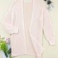 Open Front Long Sleeve Cardigan