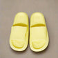 MMShoes Arms Around Me Open Toe Slide in Yellow