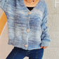 Multi-color Button Up Long Sleeve Cardigan