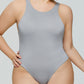 Full Size Round Neck Wide Strap Bodysuit