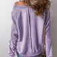 Round Neck Long Sleeve Sweatshirt