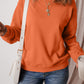 Round Neck Long Sleeve Sweatshirt