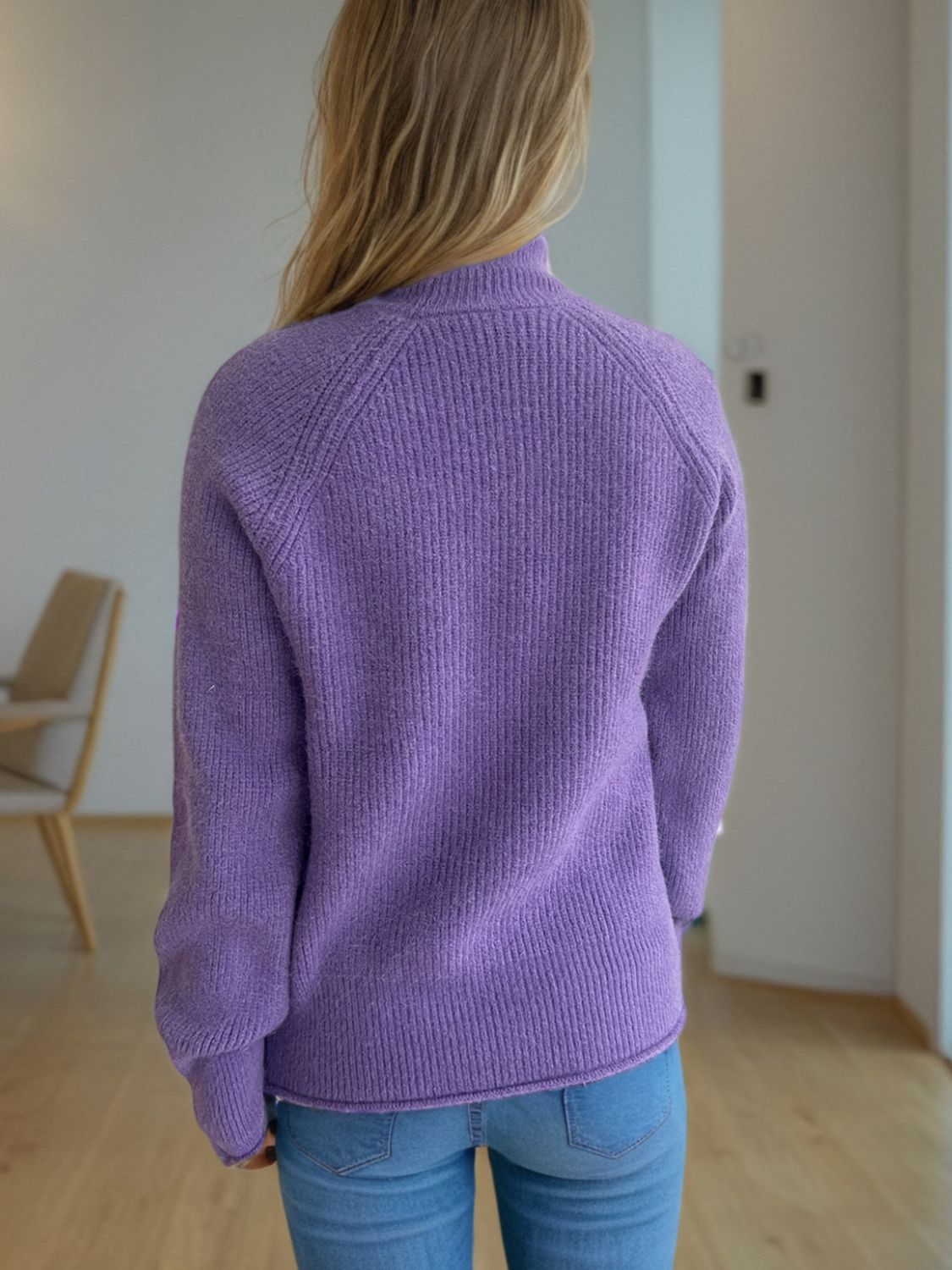 Turtleneck Long Sleeve Sweater