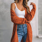 Open Front Textured Cardigan with Pockets