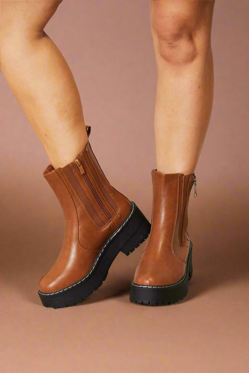 Forever Link Side Zip Platform Boots