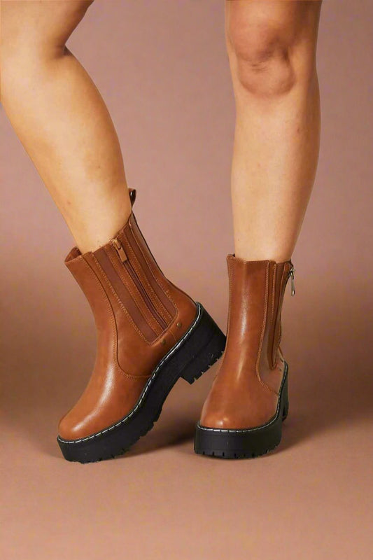 Forever Link Side Zip Platform Boots