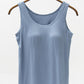 Full Size Wide Strap Modal Tank with Bra