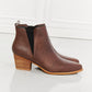 MMShoes Back At It Point Toe Bootie in Chocolate