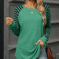 Striped Round Neck Long Sleeve T-Shirt