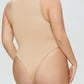 Full Size Round Neck Wide Strap Bodysuit