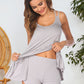 Scoop Neck Top & Shorts Lounge Set