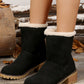 Thermal Fuzzy Block Heel Boots