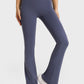 Elastic Waist Flare Yoga Pants