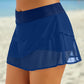 Elastic Waist Swim Skirt