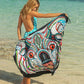 Printed Spaghetti Strap Cover Up