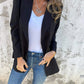 Full Size Collared Neck Long Sleeve Blazer