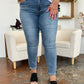 Judy Blue Full Size Cuffed Hem Slim Jeans