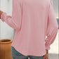 Square Neck Long Sleeve Top