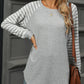 Striped Round Neck Long Sleeve T-Shirt