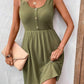 Scoop Neck Wide Strap Mini Tank Dress