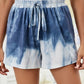 Printed Elastic Waist Shorts