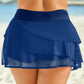 Elastic Waist Swim Skirt