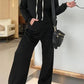 Full Size Drawstring Long Sleeve Jumpsuit