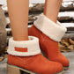 Thermal Fuzzy Block Heel Boots