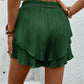 Tied Layered High Waist Shorts