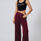 Drawstring Wide Leg Active Pants