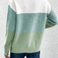 Color Block Boat Neck Sweater