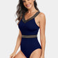 V-Neck One-Piece Swimwear